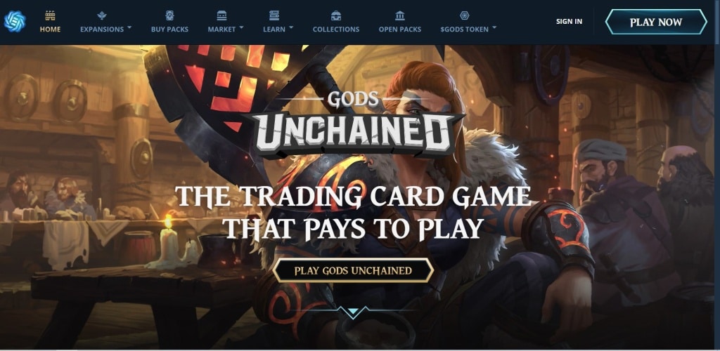Gods Unchained Best NFT Gaming Platforms
