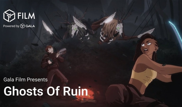 Rosario Dawson and Tony Revolori in New NFT Anime Series, Ghosts of Ruin