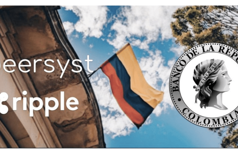 Colombia’s Banco de la República Collaborates with Ripple and Peersyst for Blockchain Pilot Project