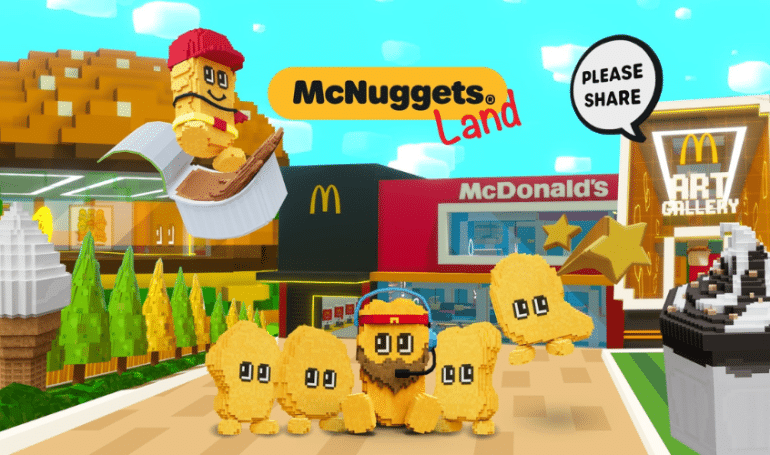 McDonald's Hong Kong Collaborates with The Sandbox to Launch "McNuggets Land