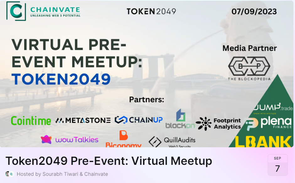 Chainvate Presents: A Virtual Prelude to Token2049