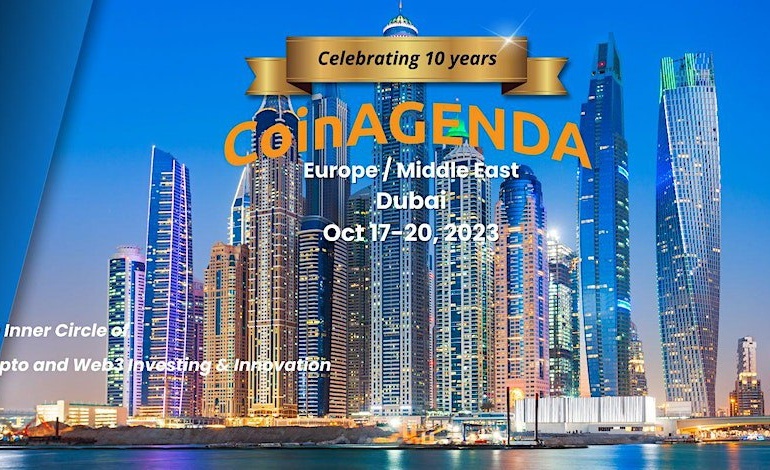 CoinAgenda Sets the Stage for its 10th Year in Dubai’s Blockchain Month
