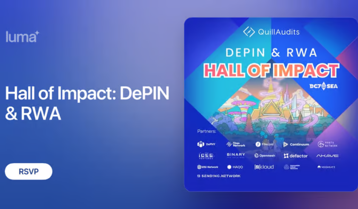 Missed Token2049? Don’t Worry, QuillAudits’ DePIN & RWA Hall of Impact at Devcon Awaits You!