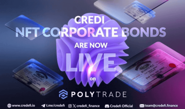 Credefi NFT Bonds Go Live on Polytrade Marketplace with Real-World Asset Backing
