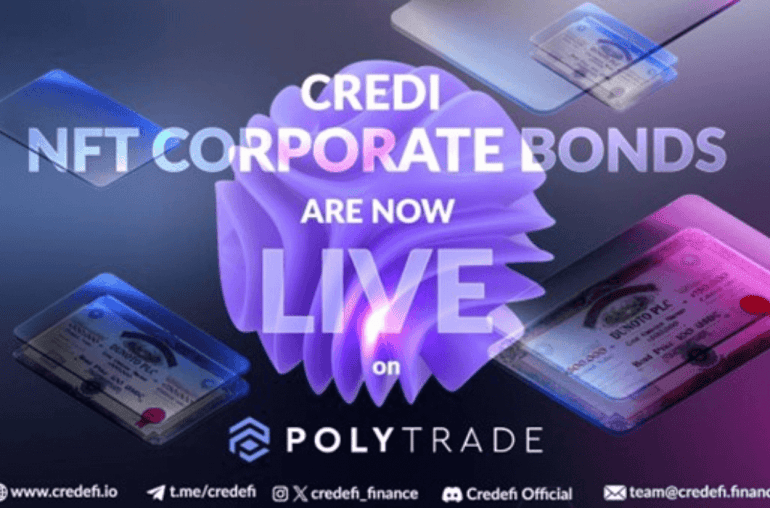 Credefi NFT Bonds Go Live on Polytrade Marketplace with Real-World Asset Backing