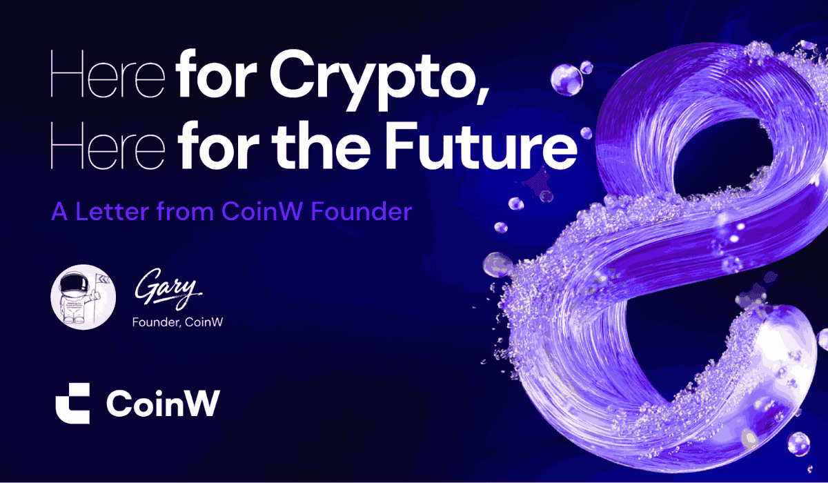 Founder’s Letter EN CoinW 8th Anniversary: Here for Crypto, Here for the Future
