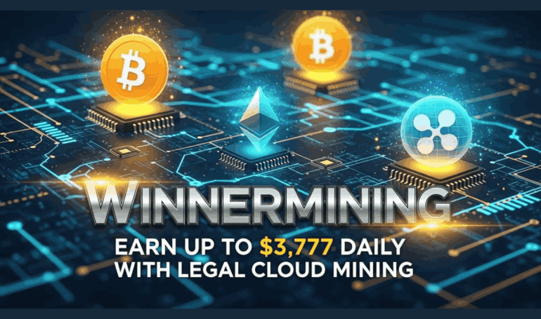 WinnerMining: Earn Up to $3,777 Daily with Legal Cloud Mining