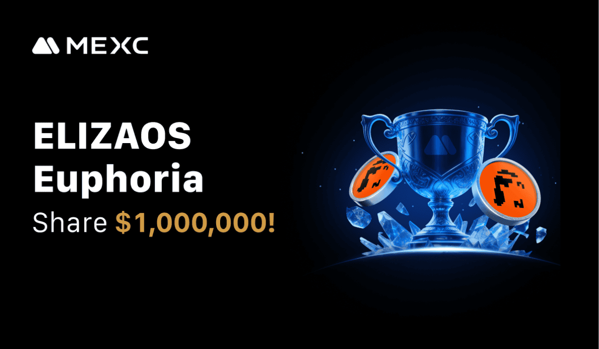 MEXC Launches ELIZAOS Euphoria Campaign with $1 Million Prize Pool, Zero-Fee Trading and 400% APR Staking